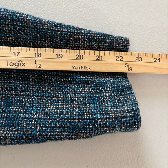 Kasper Jacket Women's Size 14W Blue Tweed Office Career Formal Lined Blazer - Picture 7 of 10